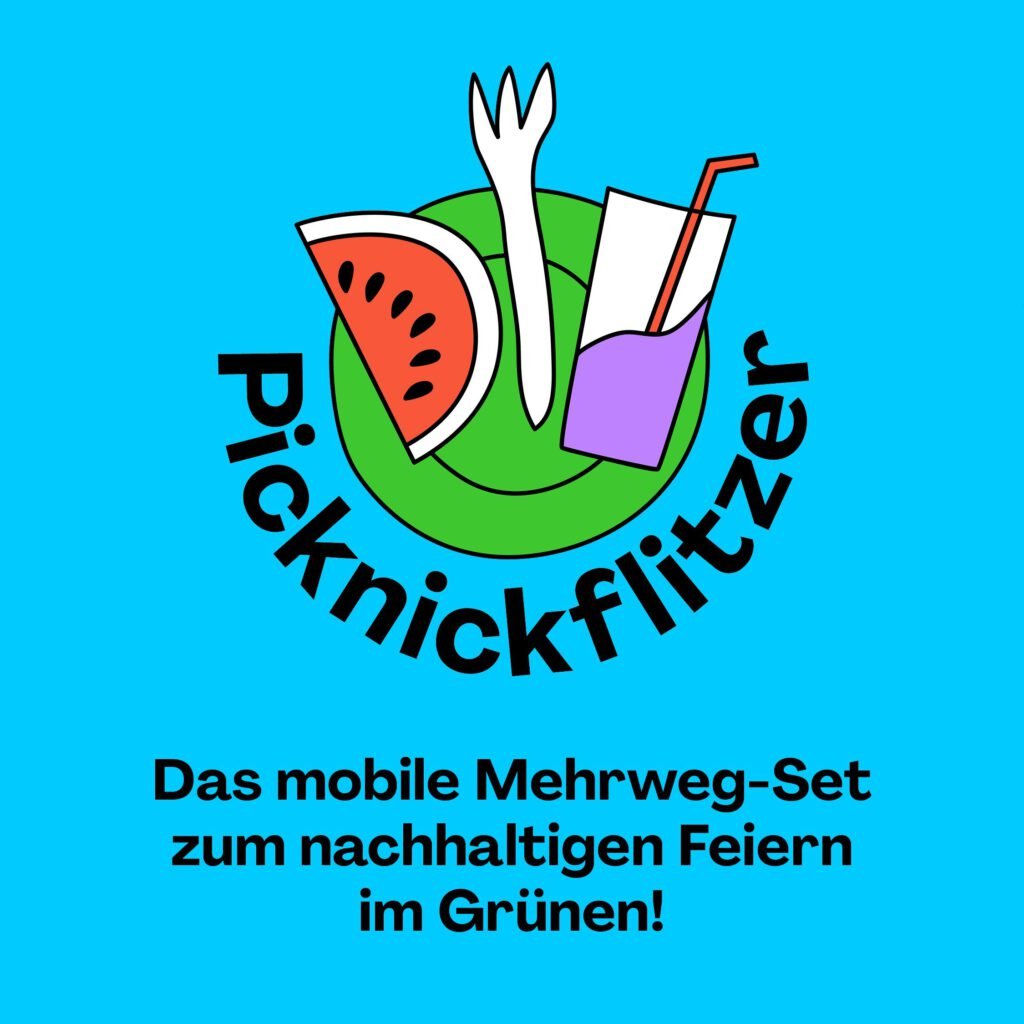 Das mobile Mehrweg-Set zum nachhaltigen Feiern im Grünen!
